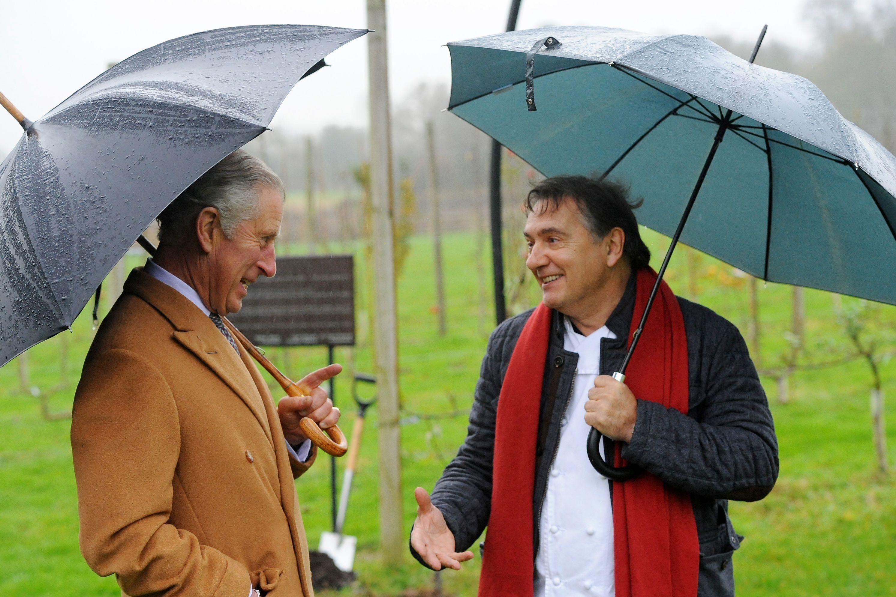 Charles visits The National Heritage Garden