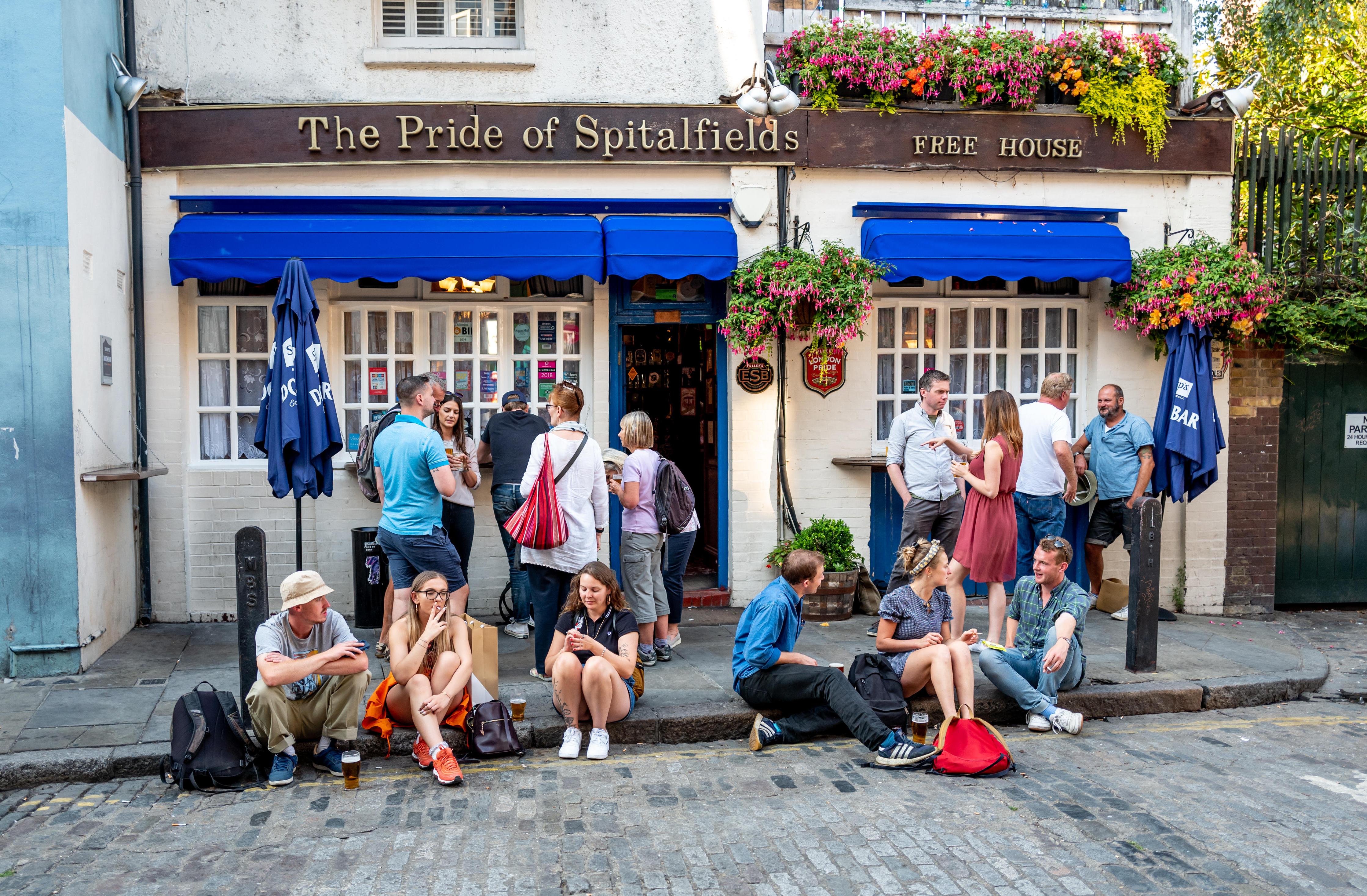 The Pride of Spitalfields pub, East London
